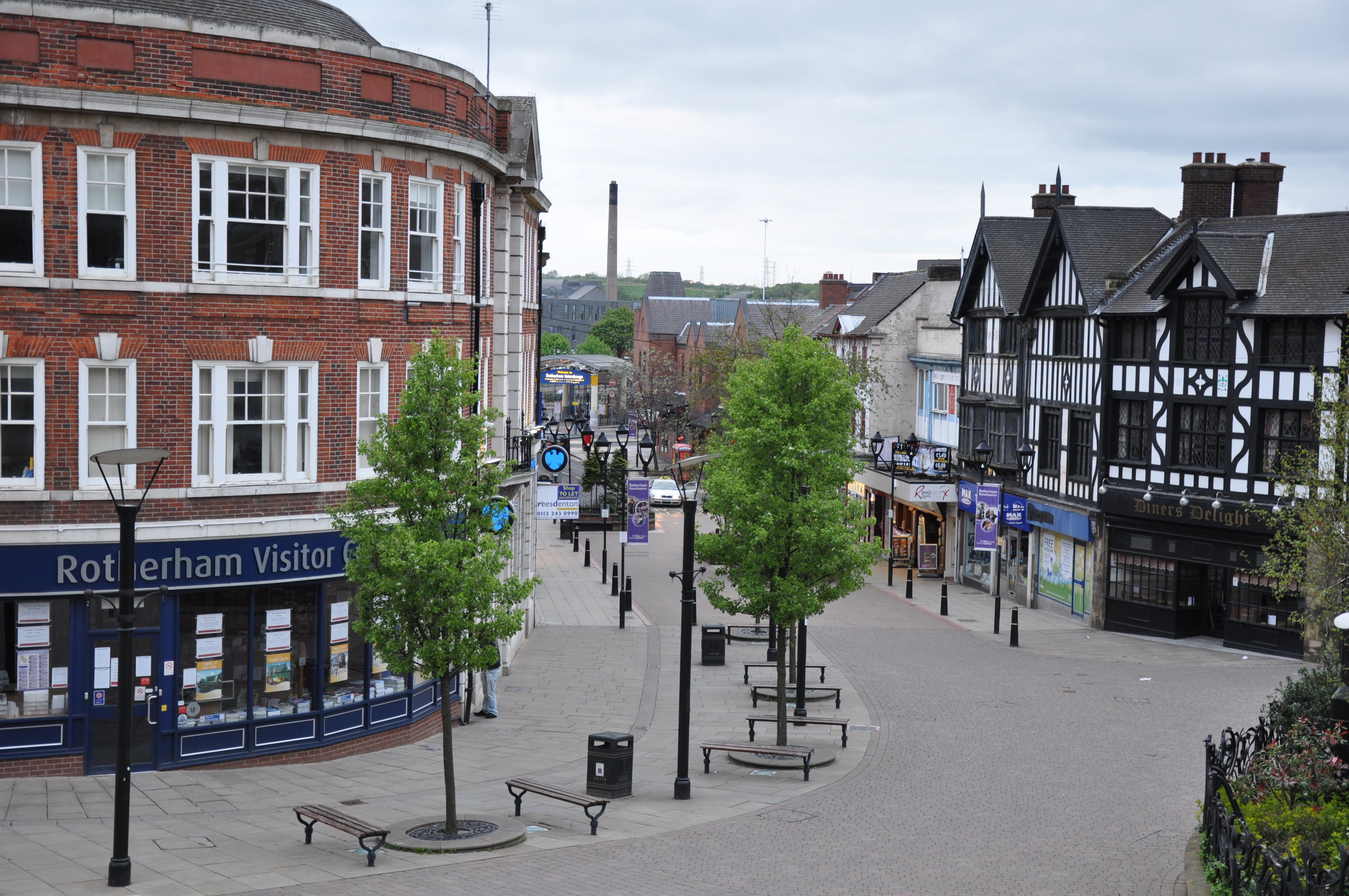 Rotherham town centre, May 201