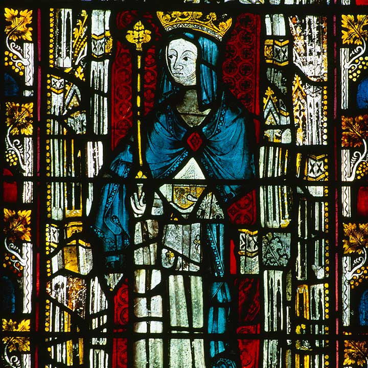 St Hild, image from Christ Church, Oxford